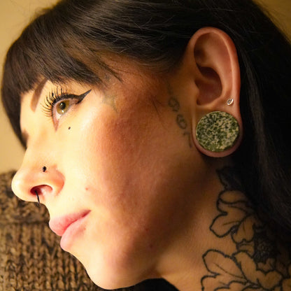 Qinghai Jade Plugs (Pair) - PH196