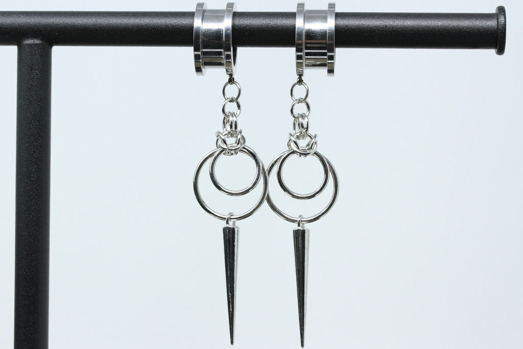 Calypso Stainless Steel Danglers - (Pair) - TF157