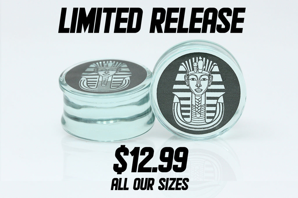 Pharaoh's Glass Plugs (Pair) - G052
