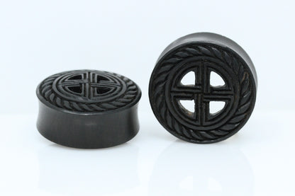 Hell on Wheels Plugs - Hand-Carved Plugs (Pair) - PA186