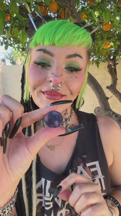 Moondevite Plugs for Stretched Ears (Pair) - PH153