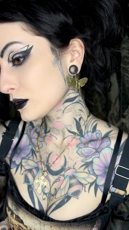 Death Moth Danglers - (Pair) - TF131