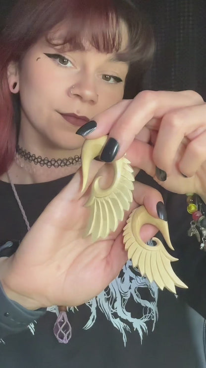 Wood Wings - Hanging Plugs (Pair) - E003
