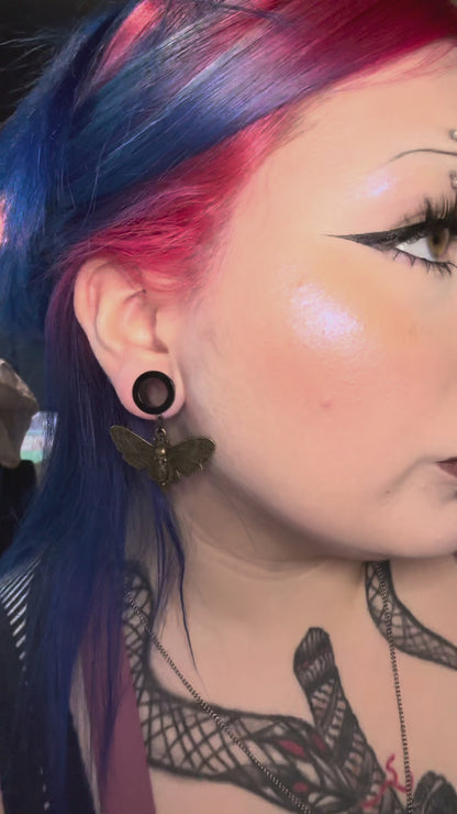 Death Moth Danglers - (Pair) - TF131