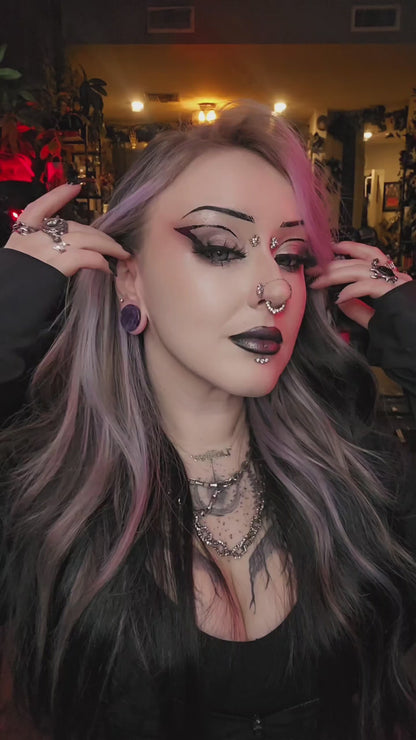 Amethyst Plugs (Pair) - PH09