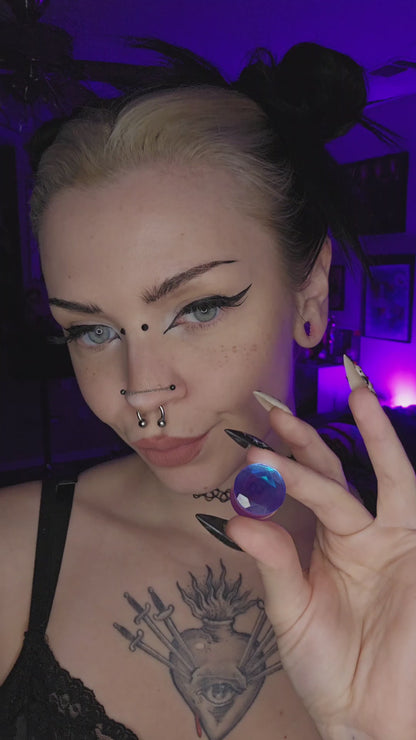Princess Gem Faceted Cut Plugs - (Pair) - PH94