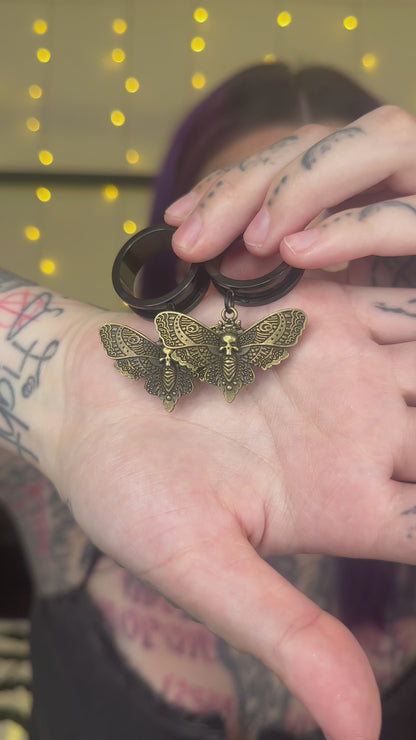 Death Moth Danglers - (Pair) - TF131