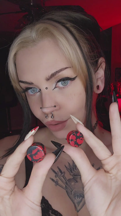 REDRUM Plugs for Stretched Ears (Pair) - PH206