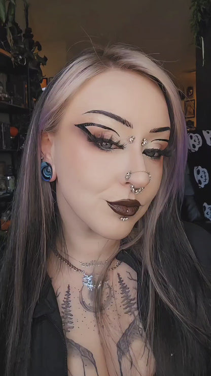 Rip Tide Glass Plugs (Pair) - G071