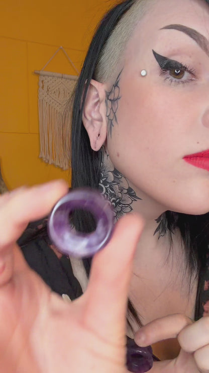 Amethyst Tunnels - (Pair) - PH22