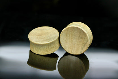 wood concave gauges 