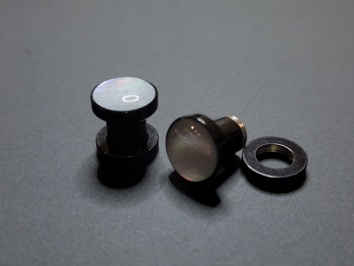 Holographic Stainless Steel Plugs - Pair 2