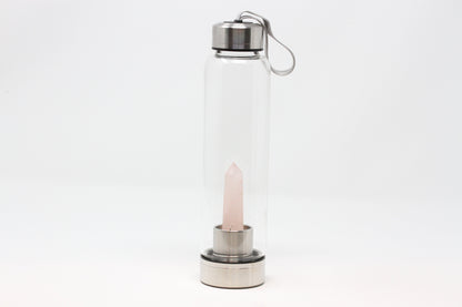 Crystal Wand Water Bottle- Natural Stone