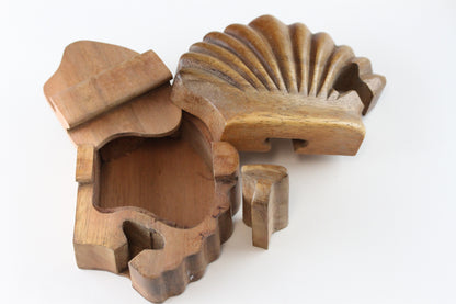 Shell Puzzle Wood Box - Plug Gift Box