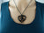 Om Heart Necklace - Wood Carving  -U008