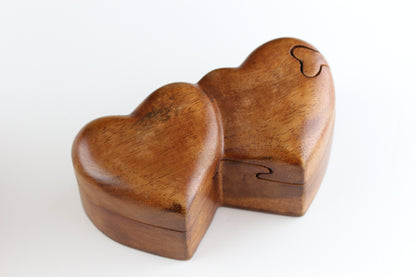 Two Hearts Puzzle Box - Plug Gift Box (Plugs not included)
