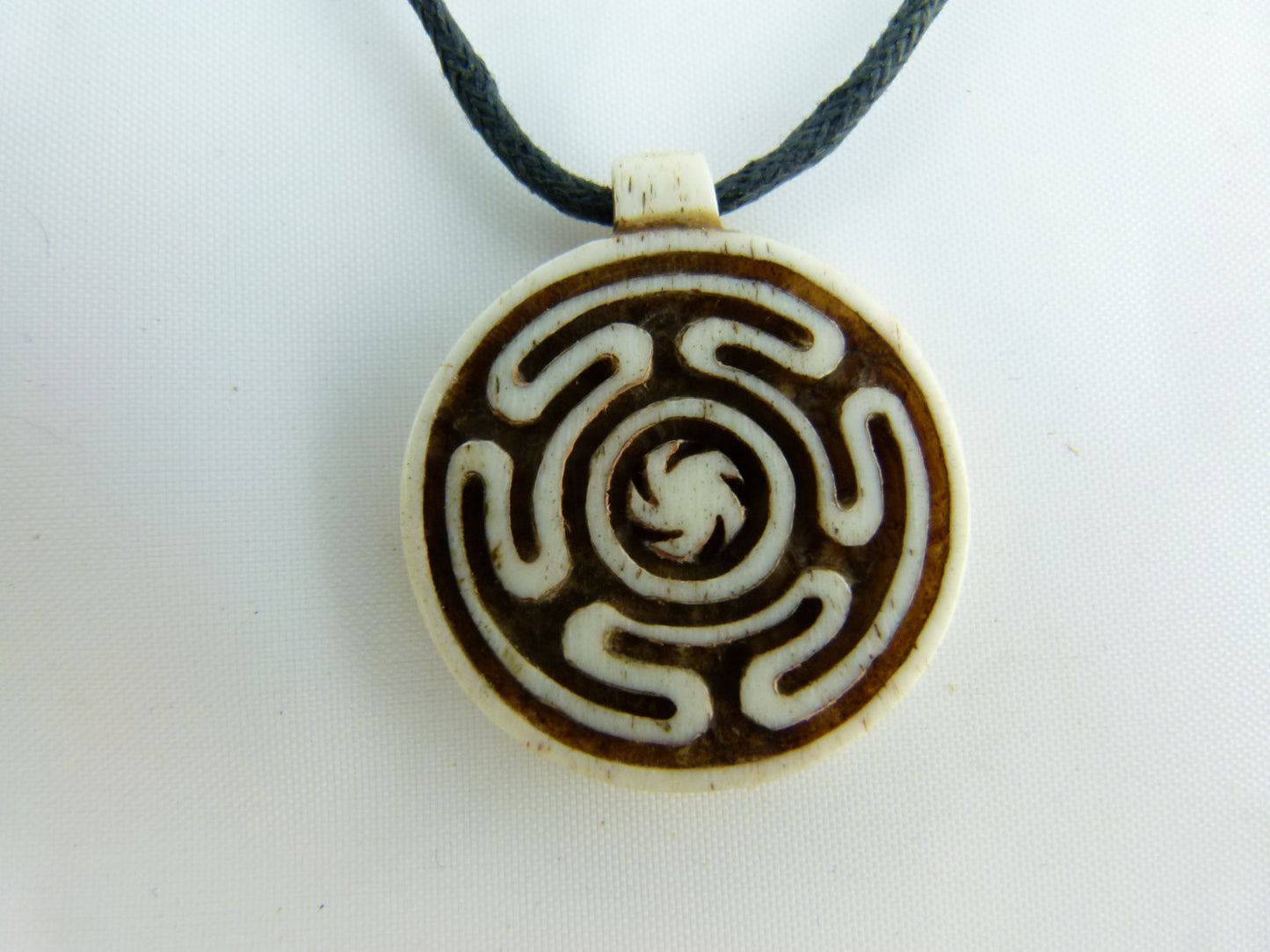 Inner Path Necklace - Carved Bone - X015