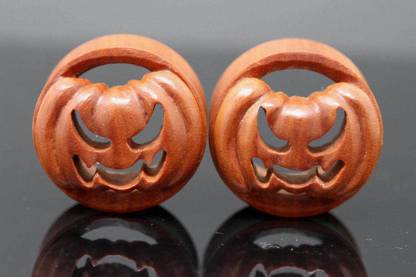 Wooden pumpkin plugs