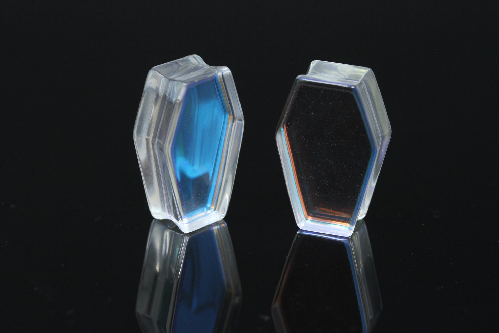 Holographic Coffin Plugs - Pair 1