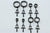 Ankh Stainless Steel Danglers - Screw on Tunnel (Pair) - TF035