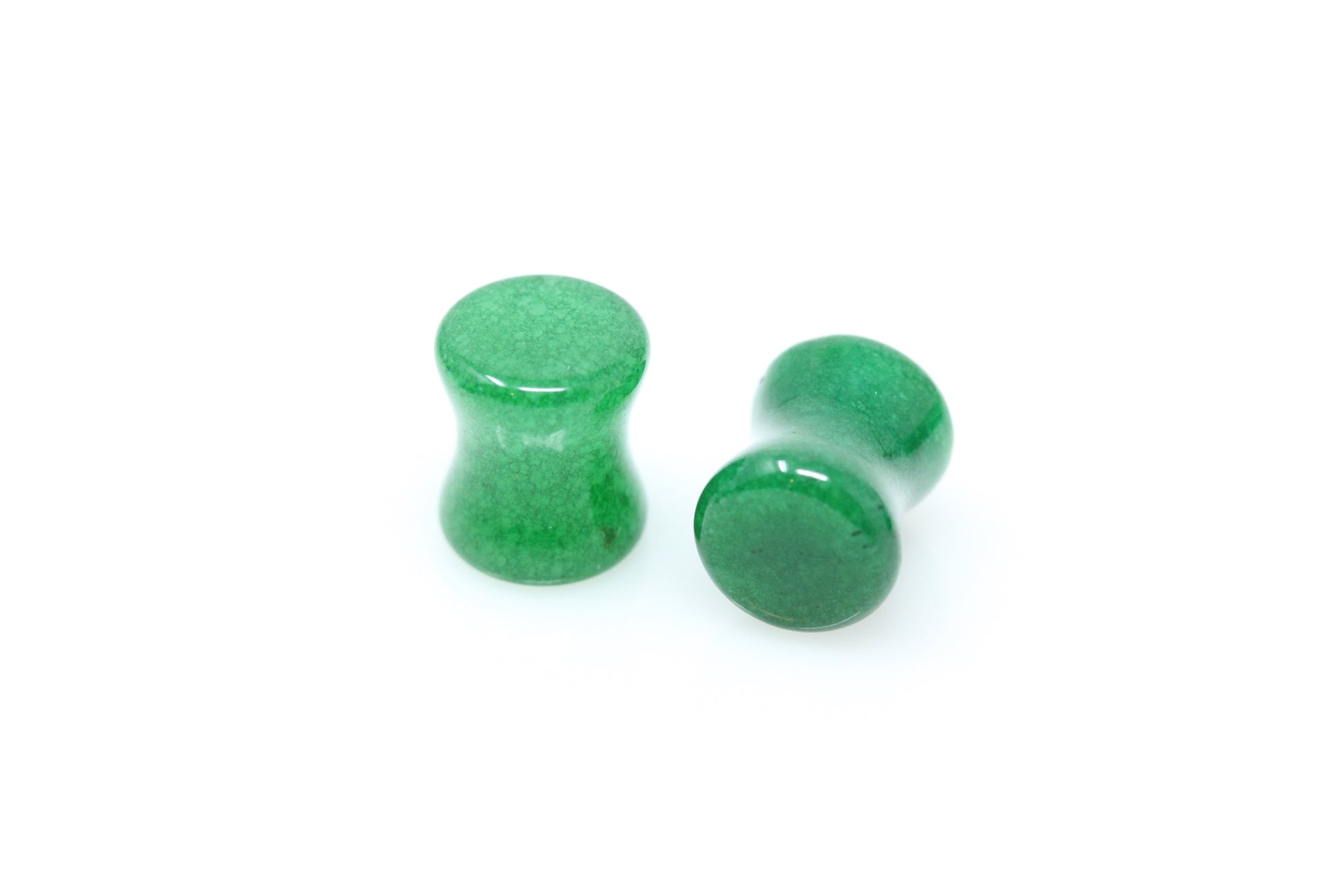 6mm green jade plugs