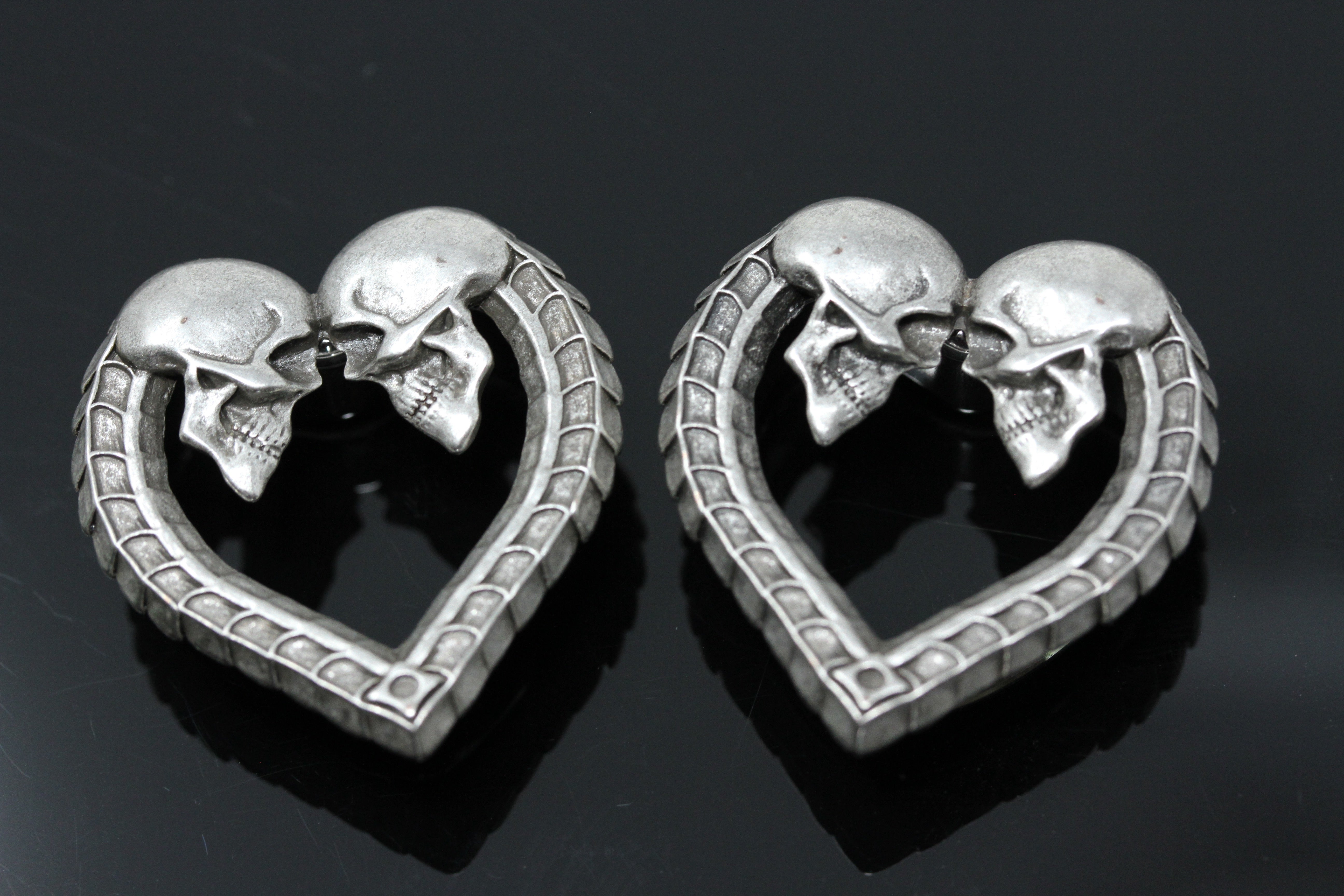 Til Death Do Us Part Stainless Steel Tunnels (Pair) - PSS74 – Two ...