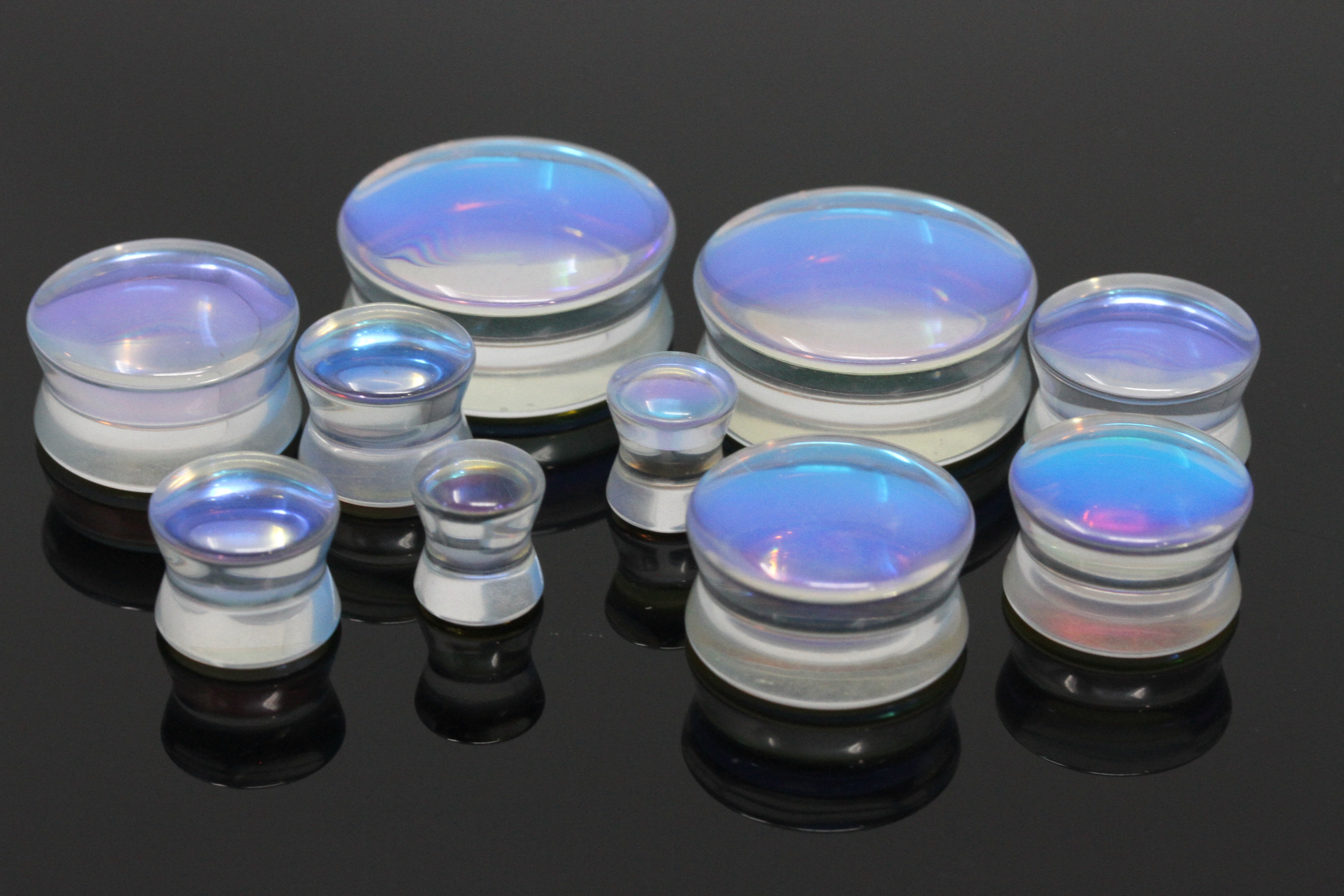 Poop Plugss Unicorn Poop Glass Plugs - (Pair) - PH82 – Two Feather Plugs