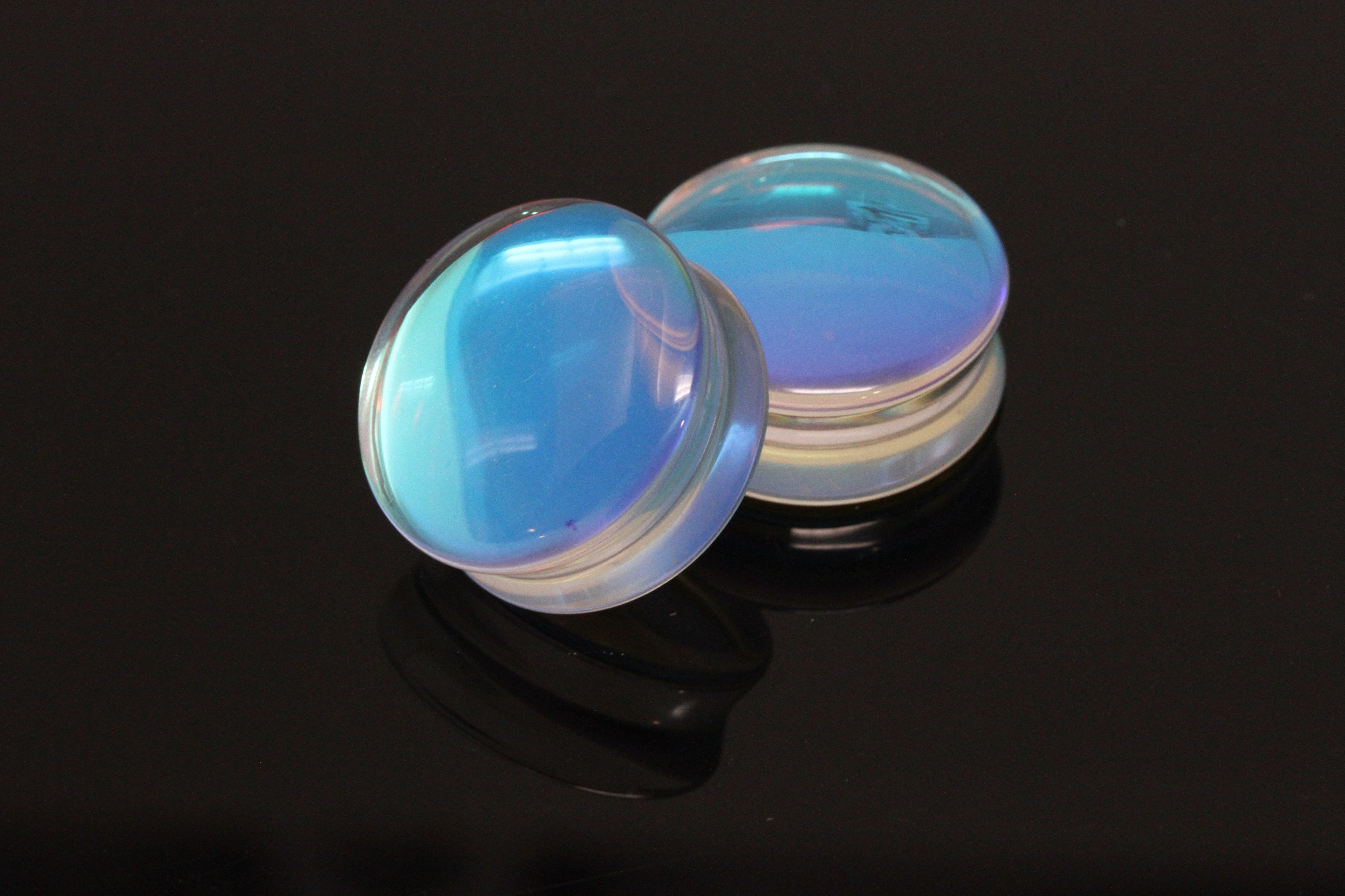 Poop Plugss Unicorn Poop Glass Plugs - (Pair) - PH82 – Two Feather Plugs
