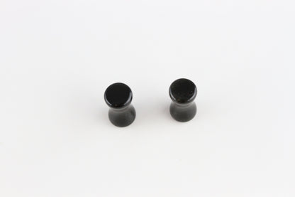 Black Obsidian Plugs - Pair 2