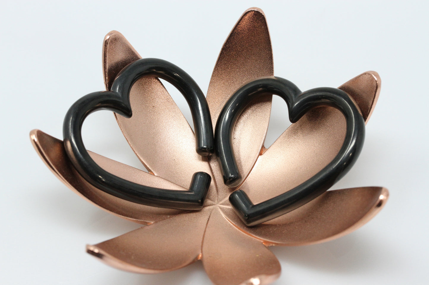 Heart shaped stainless steel hangers