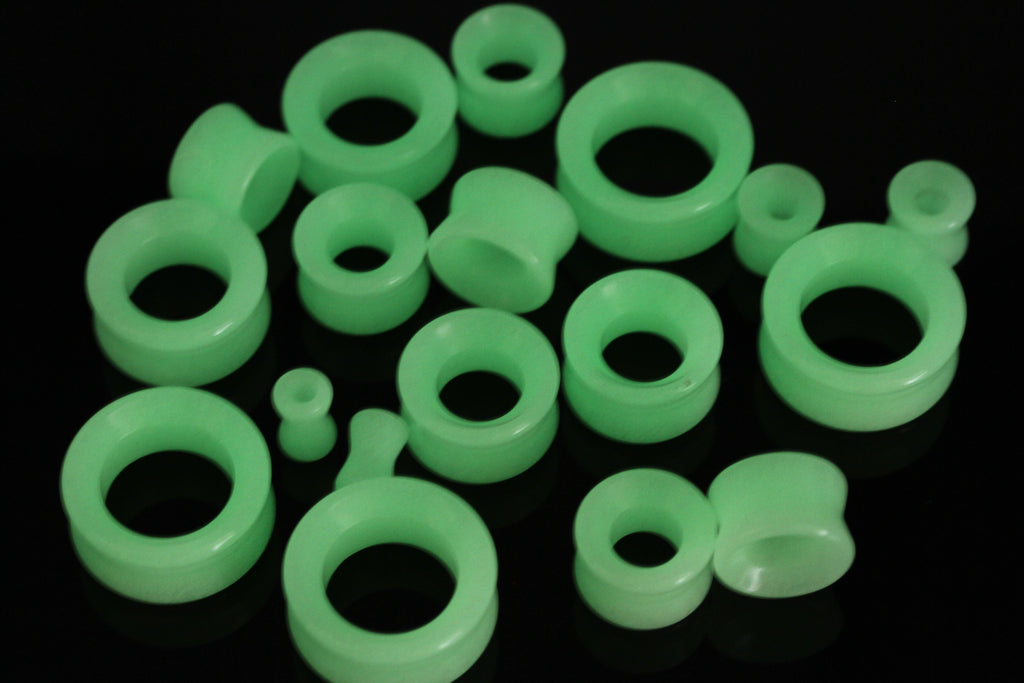 Glow in the dark tunnel gauges