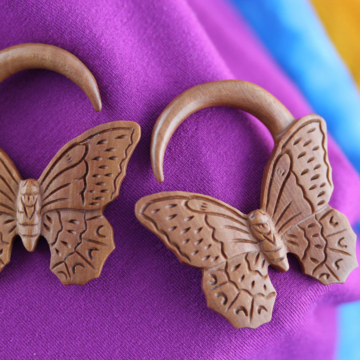 Butterfly Hanger for Stretched Ears