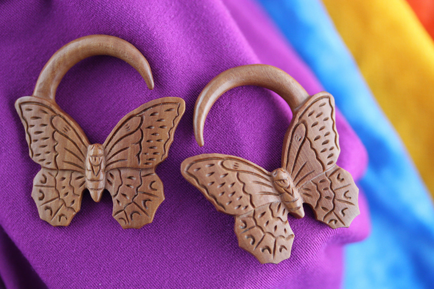 Butterfly Hanger for Stretched Ears
