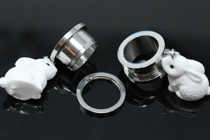 Fluffy's Bunny Minion Danglers - Screw on Tunnel (Pair) - TF062