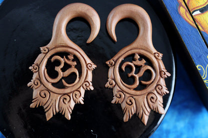 OM Earring Hangers for Stretched Ears