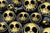 Golden Vampire Skulls Stainless Steel Tunnels (Pair) - PSS94