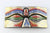 Buddha Eyes- Gold/ Blue/ Red - Hand Painted and Carved Wood