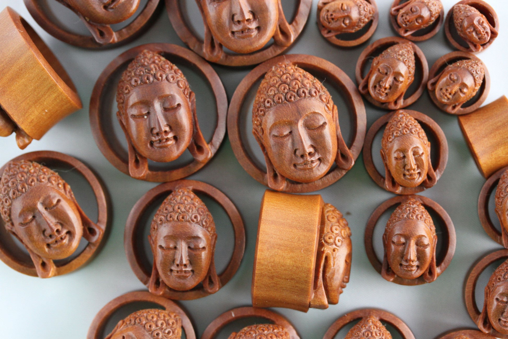 Buddha Wooden Plugs