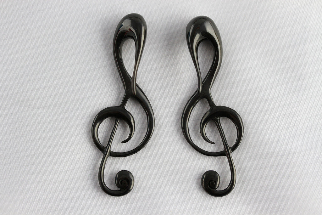 Music Treble Clef Stretching Plug Hangers