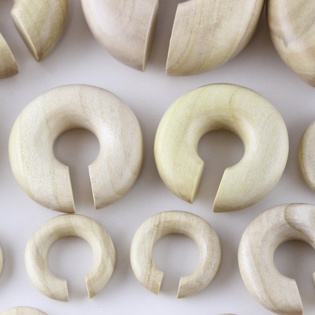 wooden hoop plugs