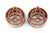 Hand Carved Sawo Triquetra Tunnel Plugs