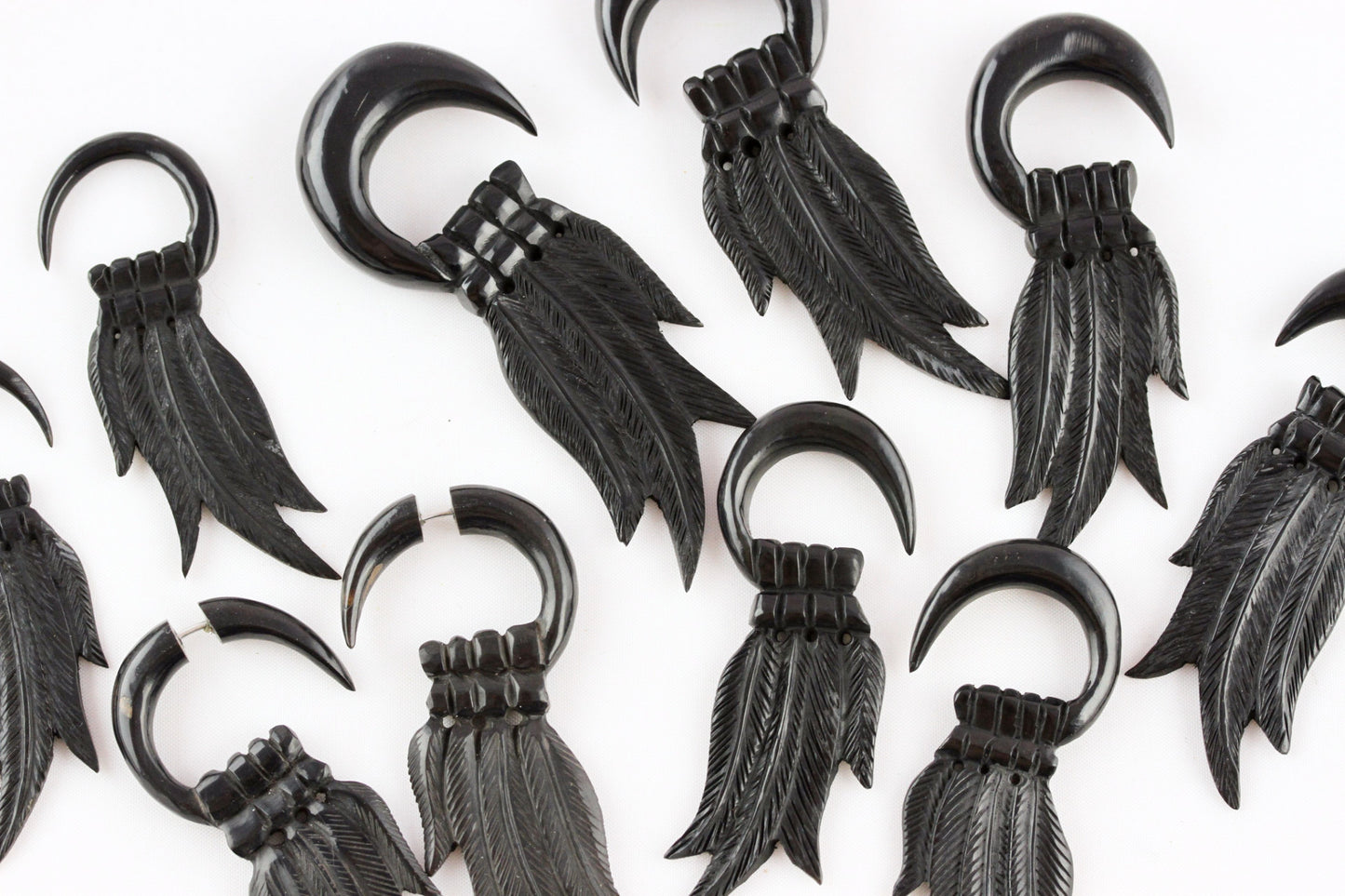 Horn Feather Hanger Plugs - Group 1