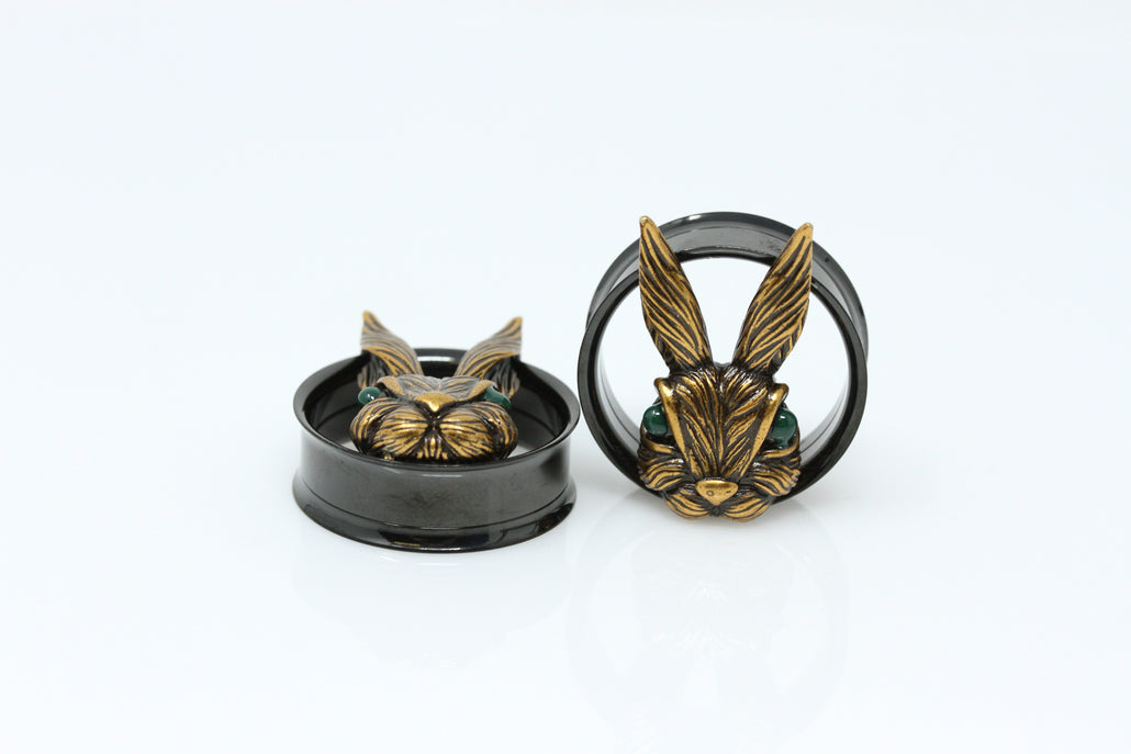 Gold Bunny Bot Stainless Steel Gauges - PSS151