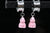 stretched ear pink bunnies