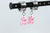 Pink Fluffy's Bunny Minion Danglers (Pair) - TF092