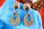Wood Curved Feather Plug Stretched Ears