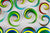 rainbow Glass spirals - Group 1