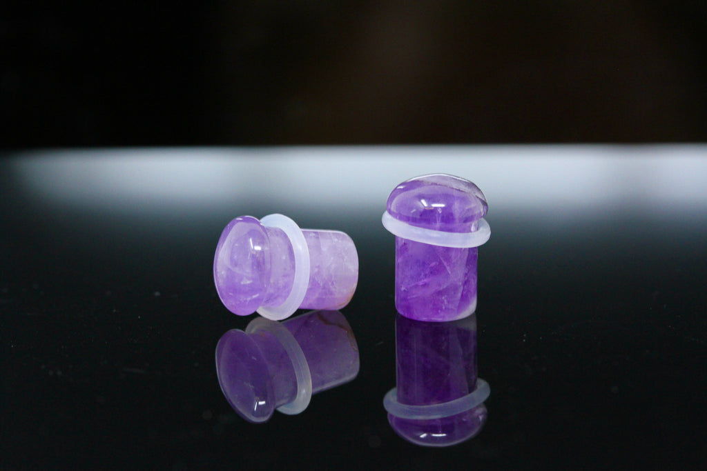 Amethyst single flare gauges