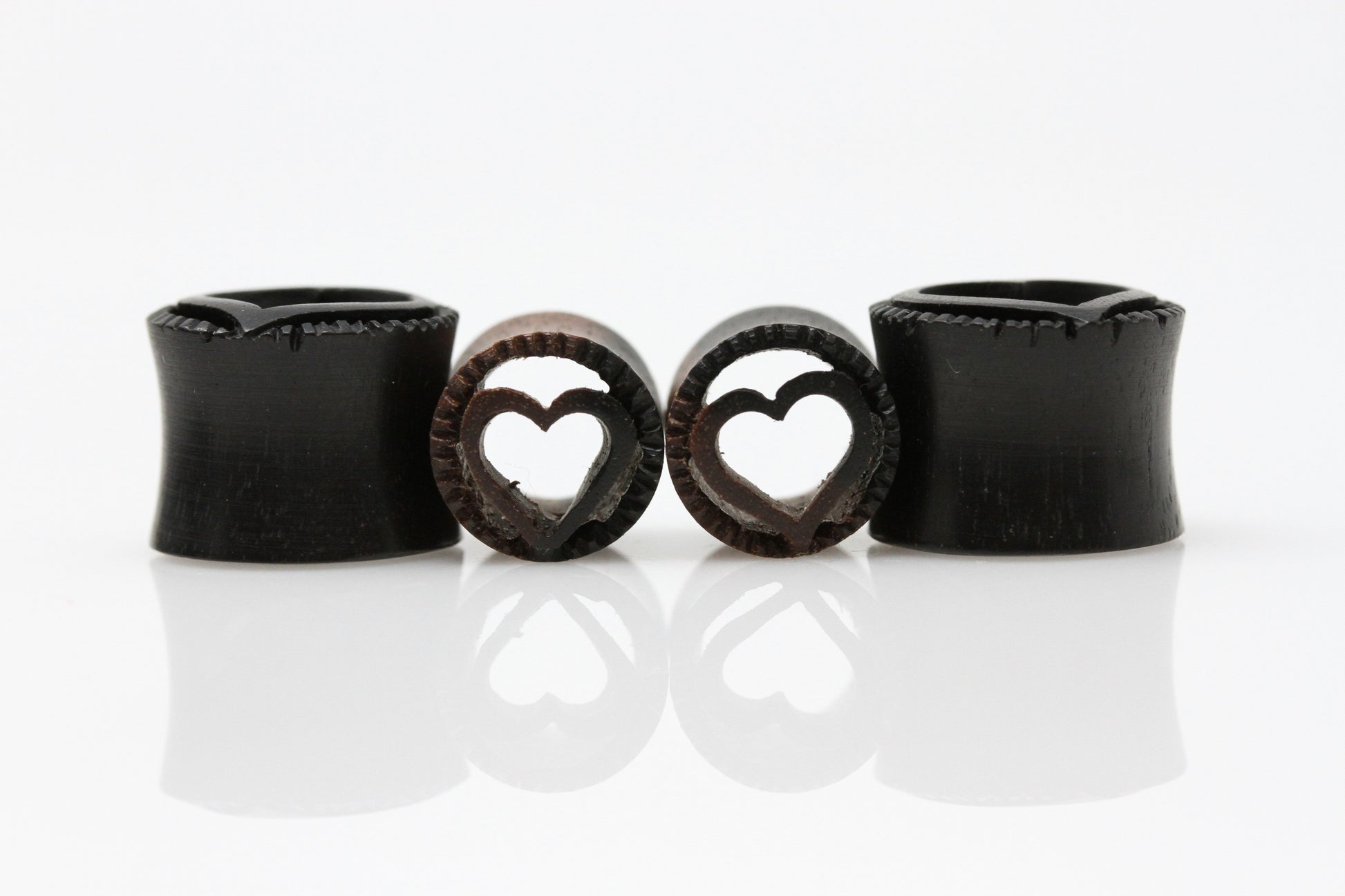 Cute heart stretched ears