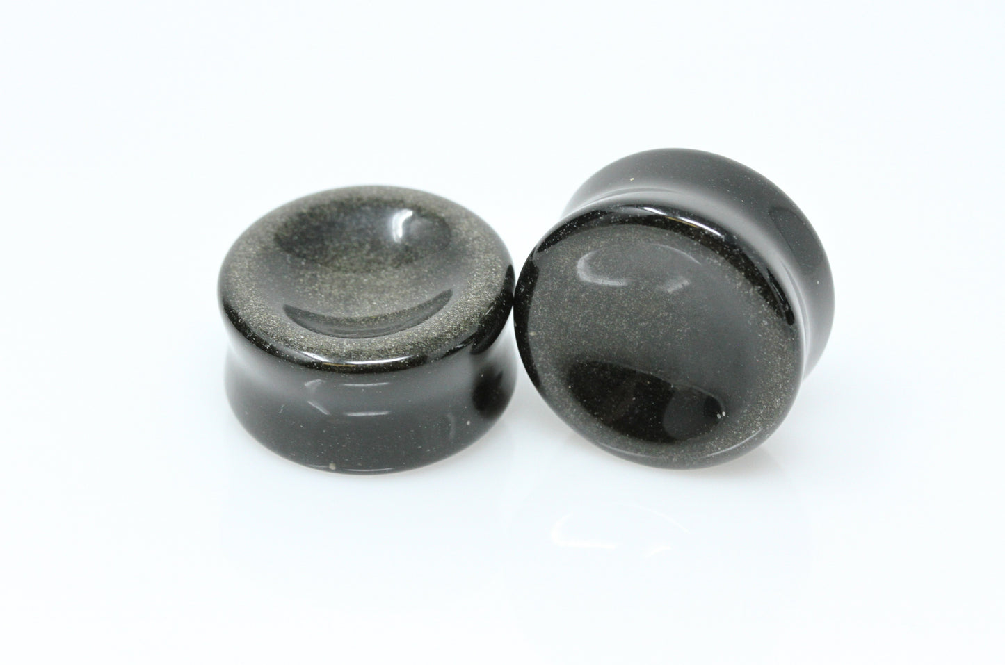 Golden Obsidian Concave Plugs